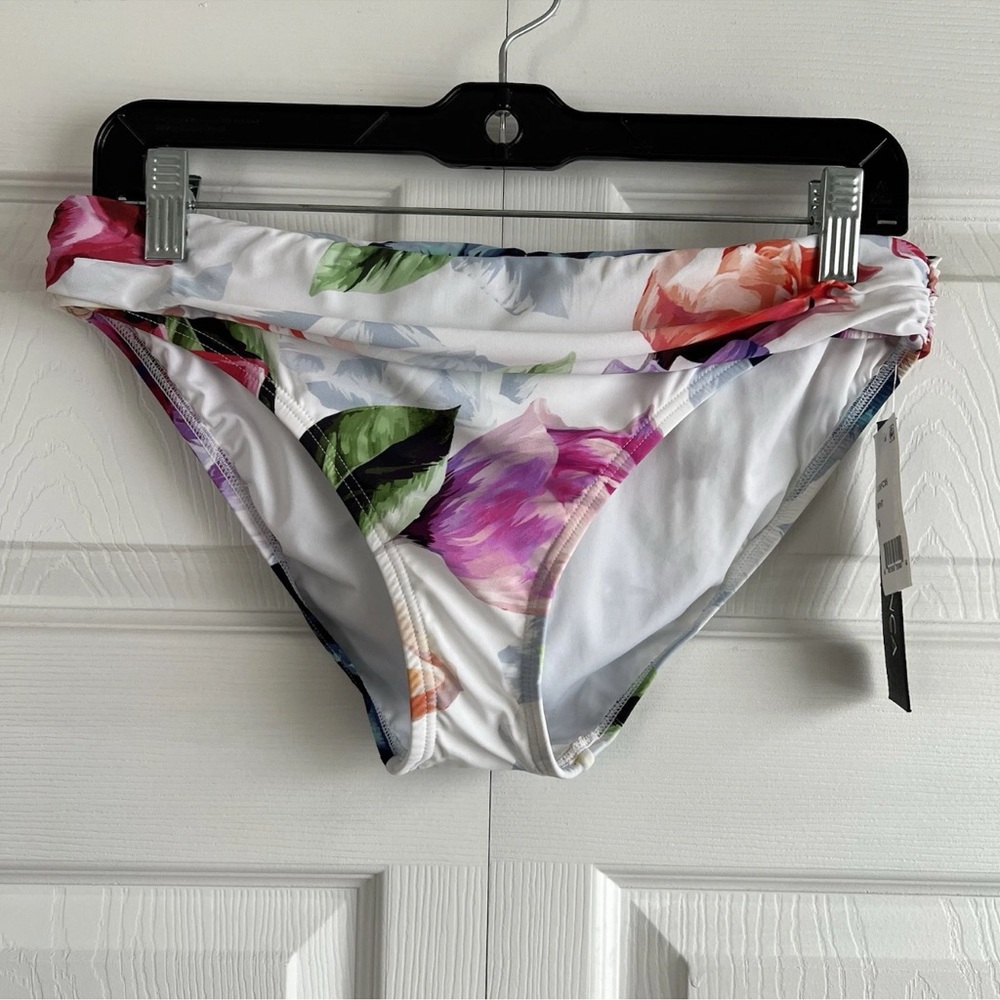 La Blanca White Floral Bikini Bottom